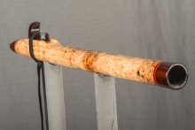 Spalted Maple Burl Native American Flute, Minor, Low E-4, #L32F (9)